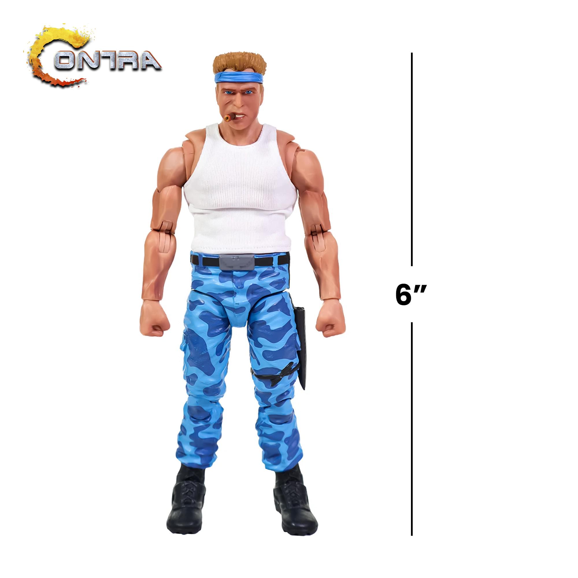 Contra (NES) - Bill Rizer MAXIMUM PAYLOAD 1/12 Scale Signature Series Action Figure Set