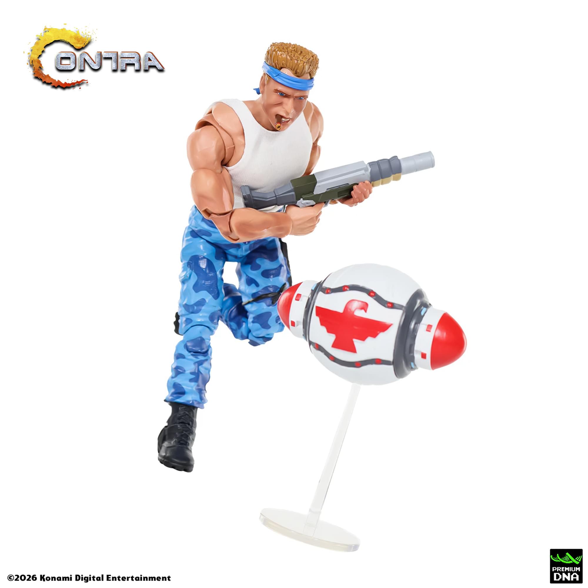 Contra (NES) - Bill Rizer MAXIMUM PAYLOAD 1/12 Scale Signature Series Action Figure Set