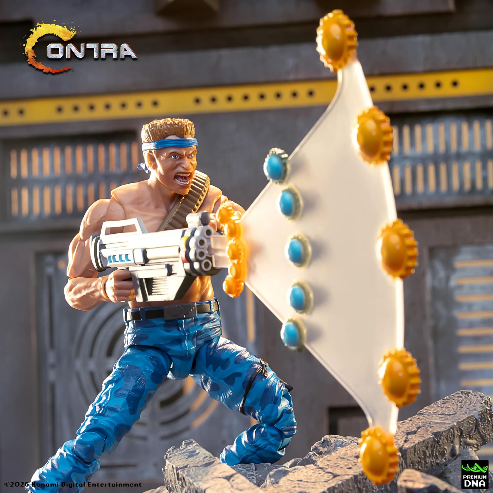 Contra (NES) - Bill Rizer MAXIMUM PAYLOAD 1/12 Scale Signature Series Action Figure Set