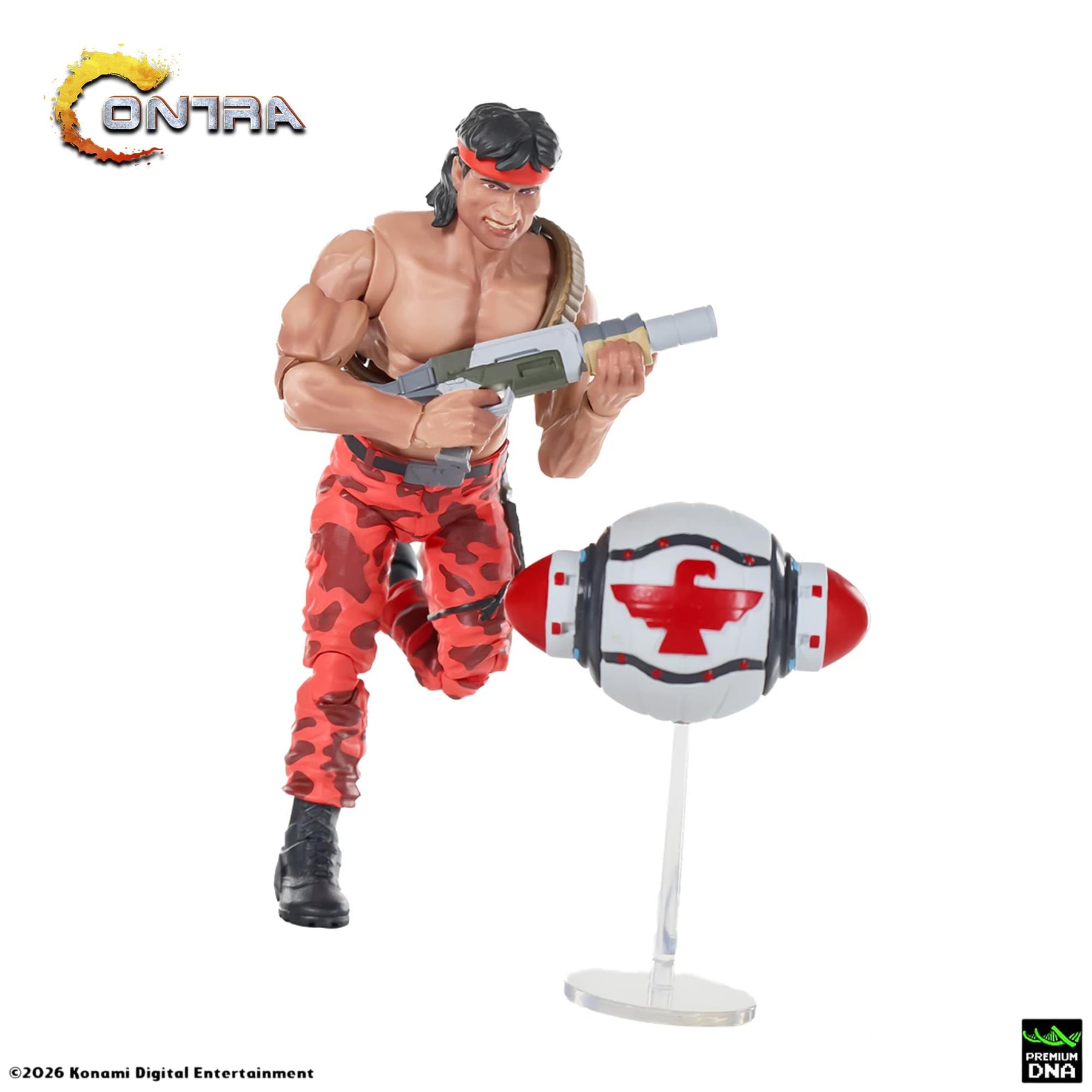 Contra (NES) - Lance Bean MAXIMUM PAYLOAD 1/12 Scale Signature Series Action Figure Set