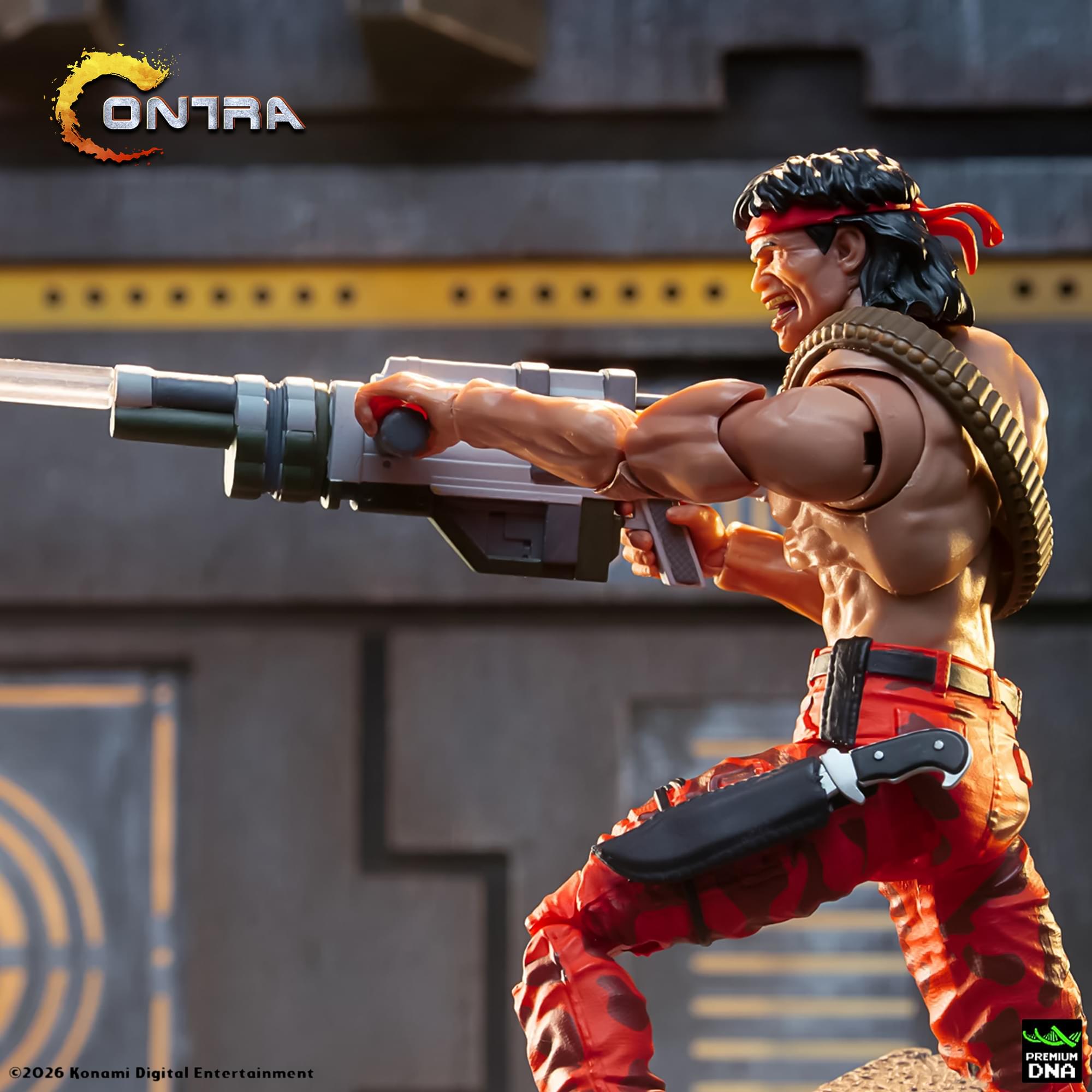 Contra (NES) - Lance Bean MAXIMUM PAYLOAD 1/12 Scale Signature Series Action Figure Set