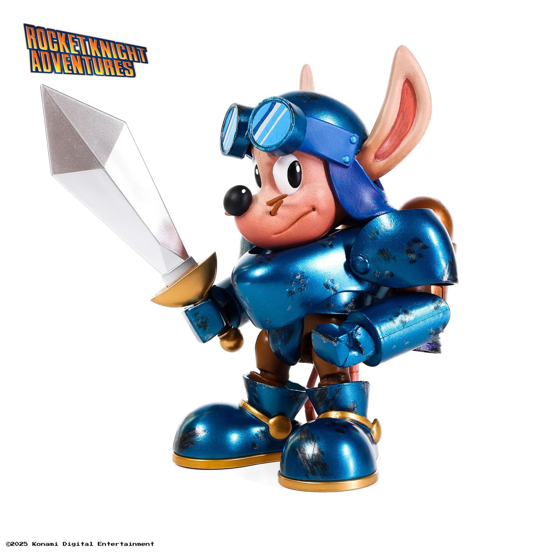 Rocket Knight Adventures: Sparkster Action Figure (Battle Damage Variant)