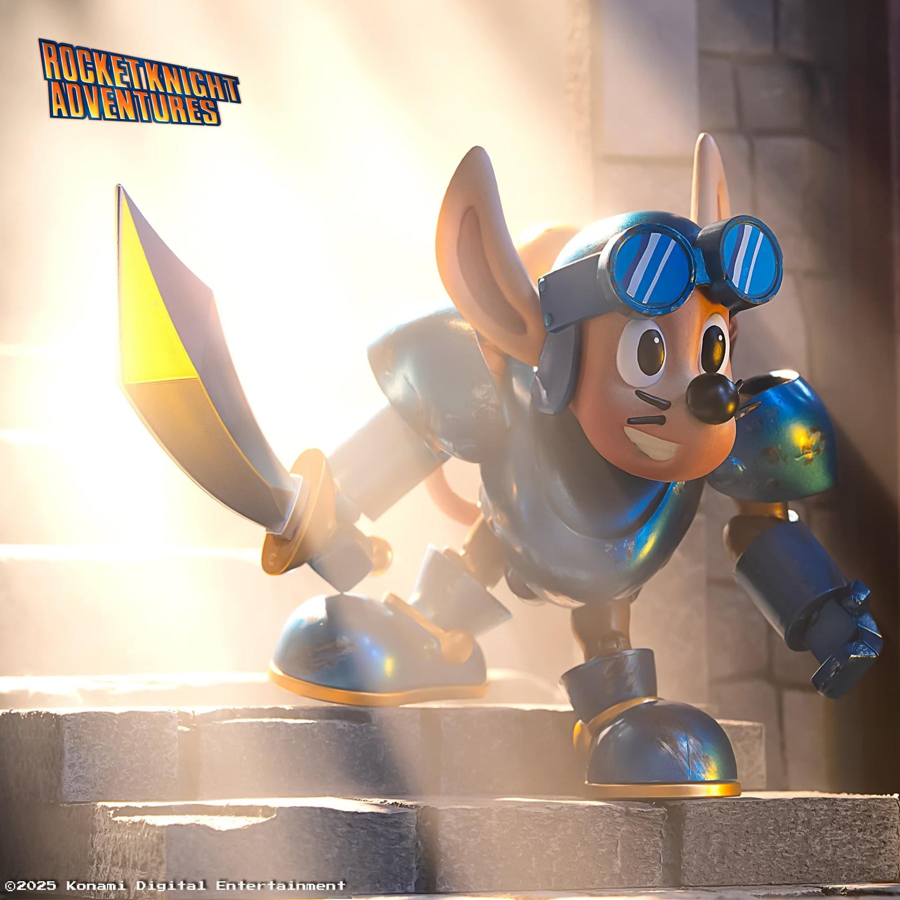 Rocket Knight Adventures: Sparkster Action Figure (Battle Damage Variant)