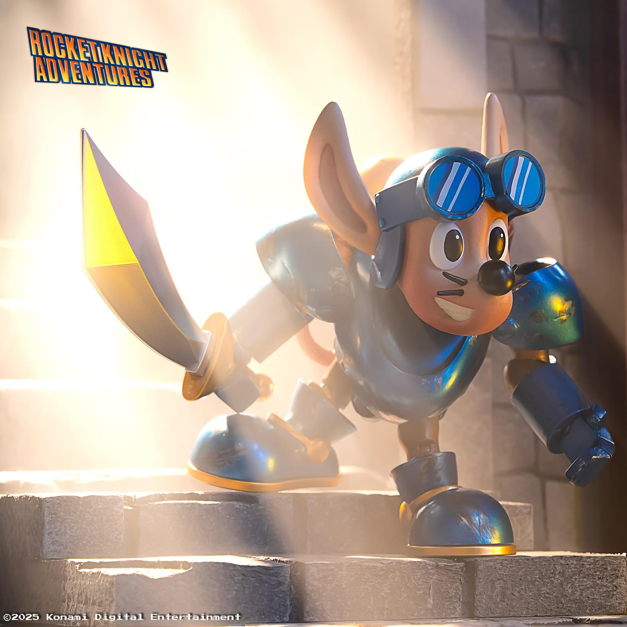 Rocket Knight Adventures: Sparkster Action Figure (Battle Damage Variant)