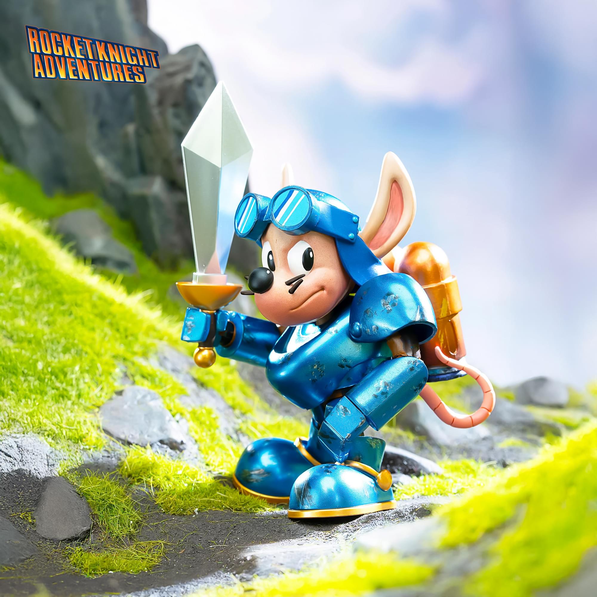 Rocket Knight Adventures: Sparkster Action Figure (Battle Damage Variant)