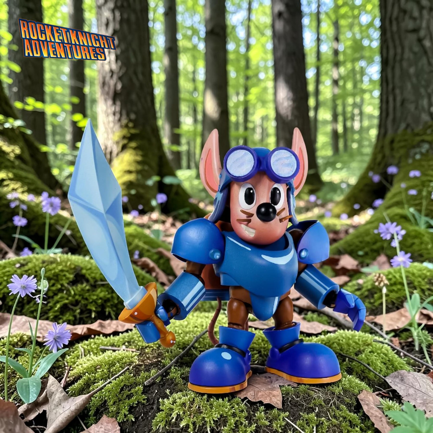 Rocket Knight Adventures: Sparkster Action Figure