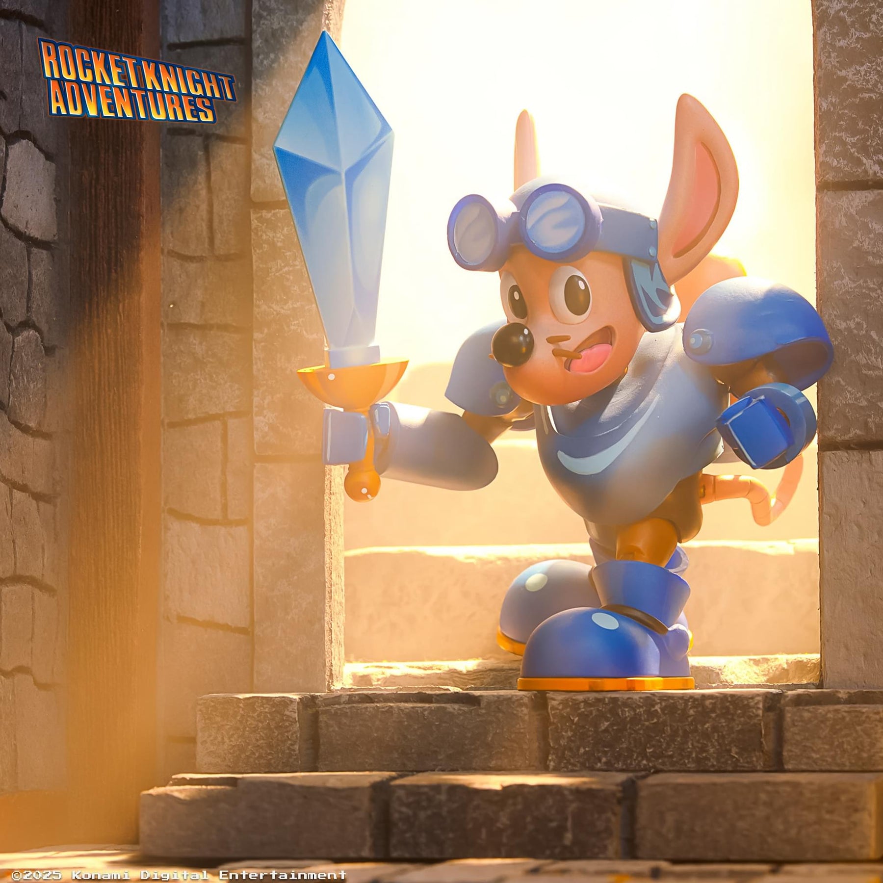 Rocket Knight Adventures: Sparkster Action Figure