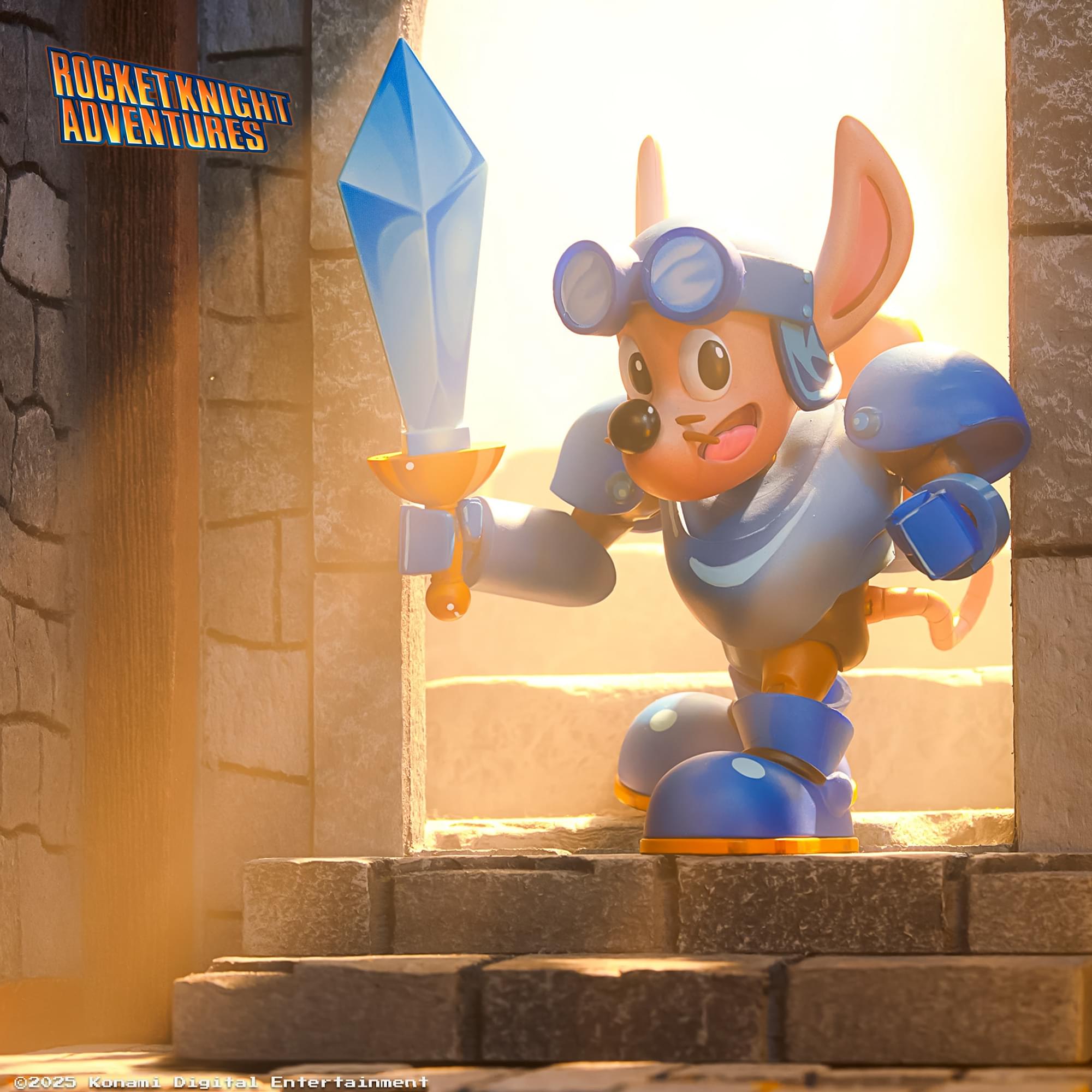 Rocket Knight Adventures: Sparkster Action Figure