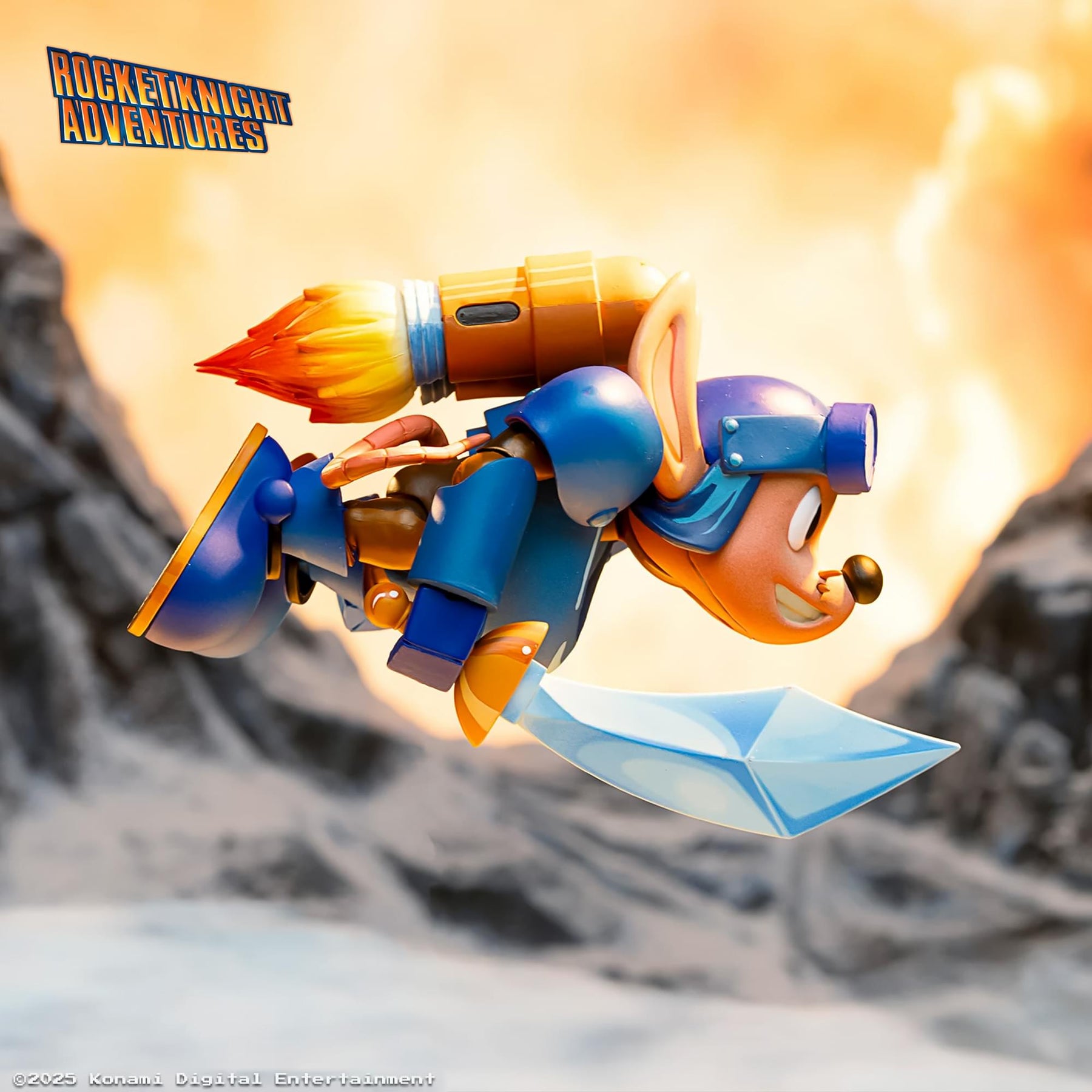 Rocket Knight Adventures: Sparkster Action Figure