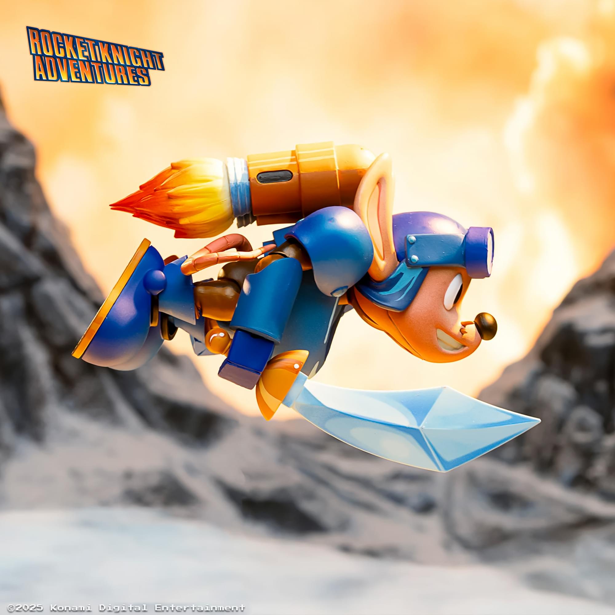 Rocket Knight Adventures: Sparkster Action Figure