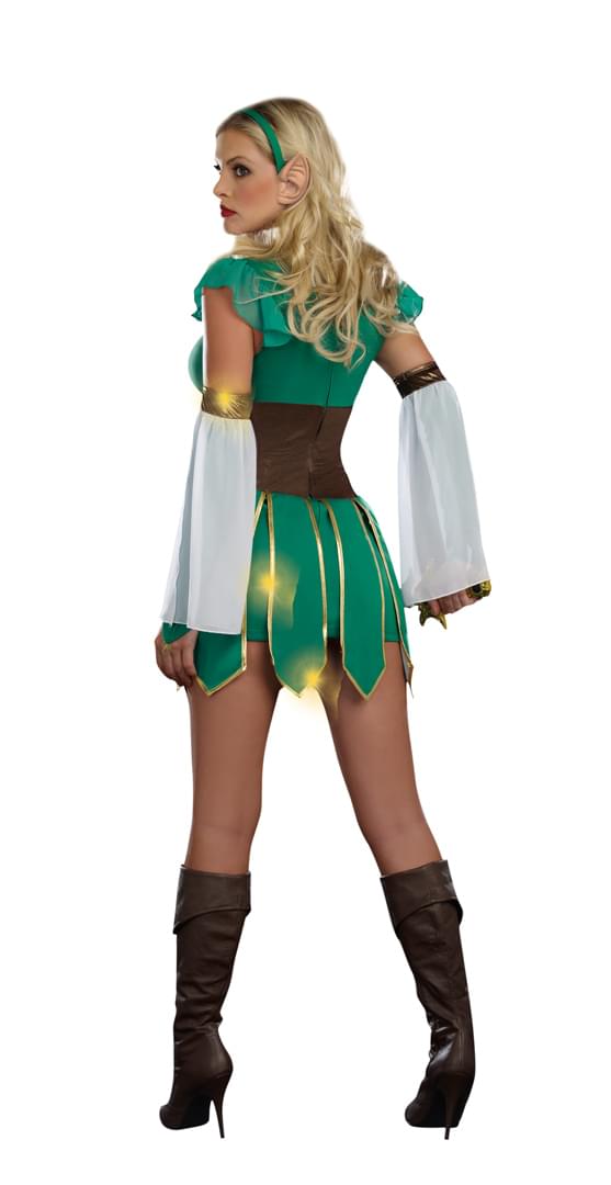 Sexy Medieval Warrior Elf Costume Dress Adult