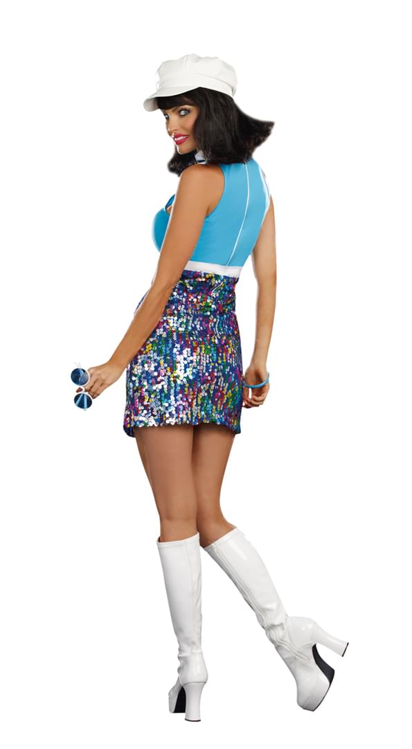 Shake Your Groove Thing Sexy Disco Costume Dress Adult