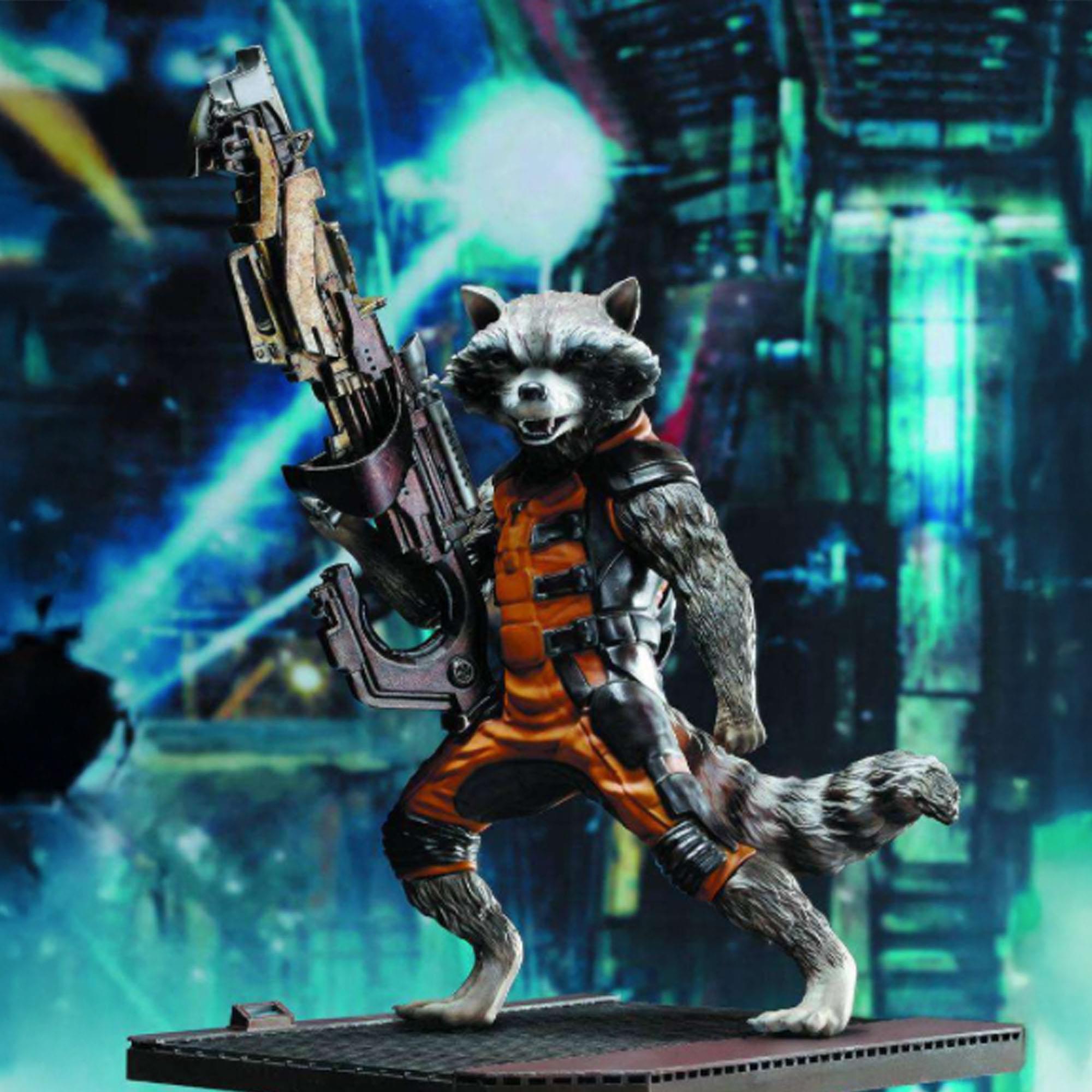 Marvel's Guardians of the Galaxy 1:9 Action Hero Vignette: Rocket Raccoon