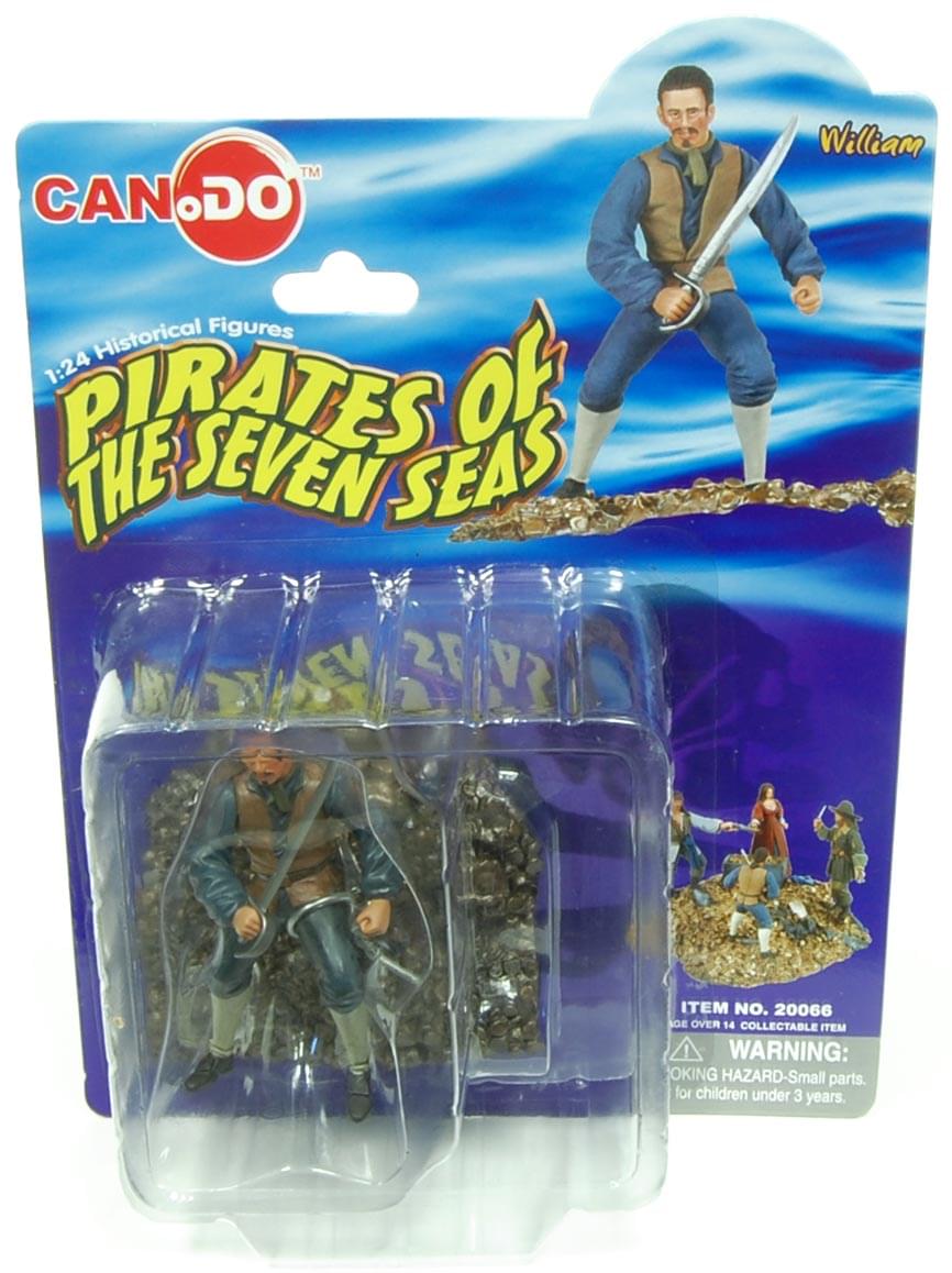 1:24 Scale Historical Figures Pirates Of The Seven Seas Set Of 4