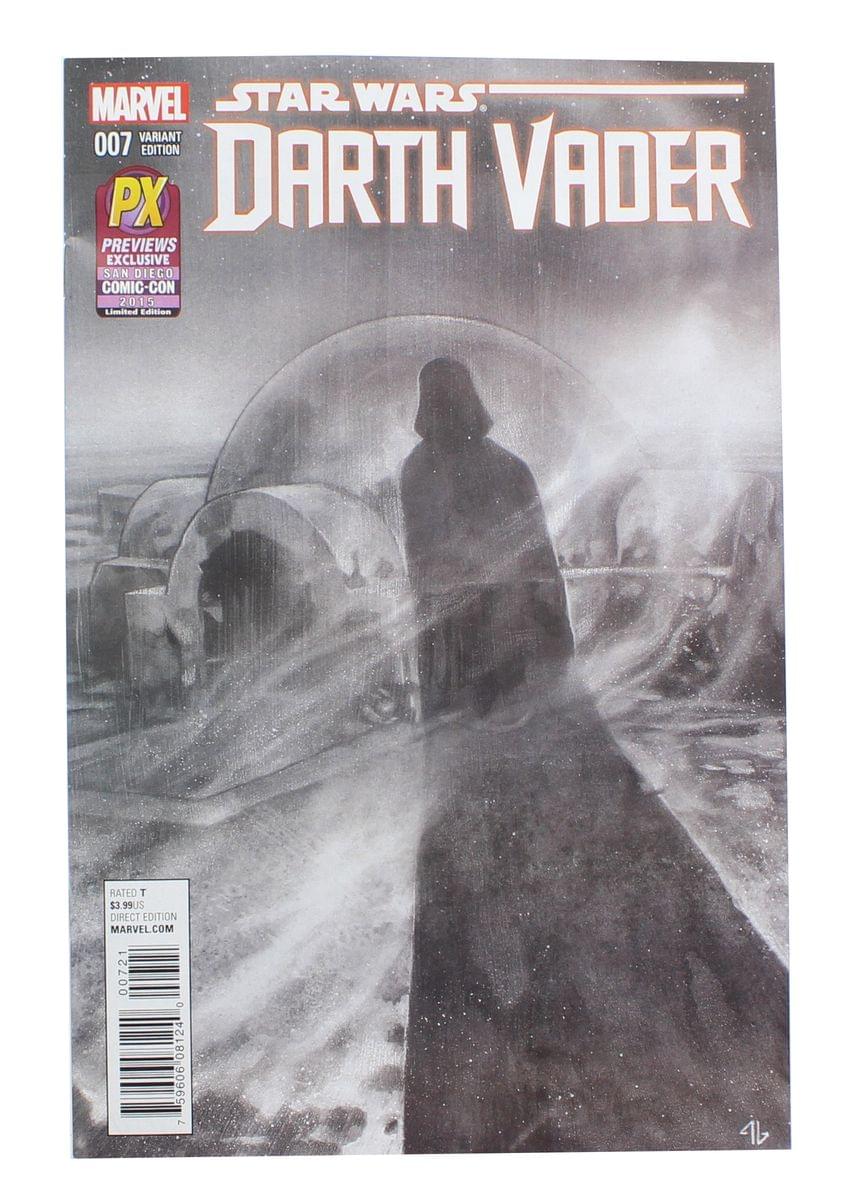 Star Wars Darth Vader #7 Comic Book Granov Black & White Variant Cover SDCC 2015