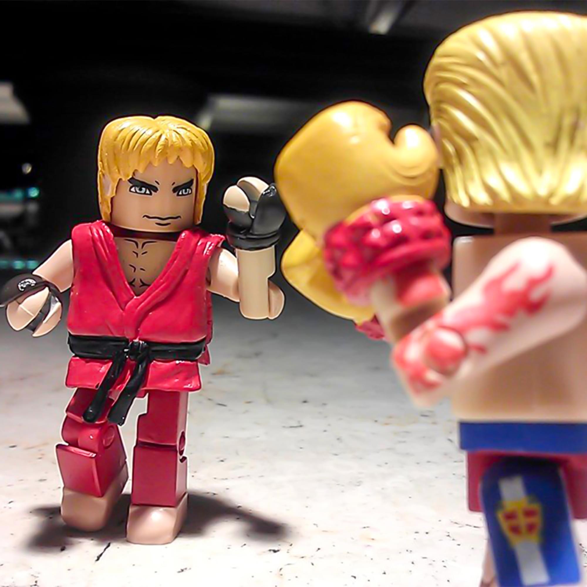 Street Fighter X Tekken Minimates Figure 2 Pack Ken vs Steve
