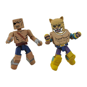Street Fighter X Tekken Minimates Figure 2 Pack Sagat vs King