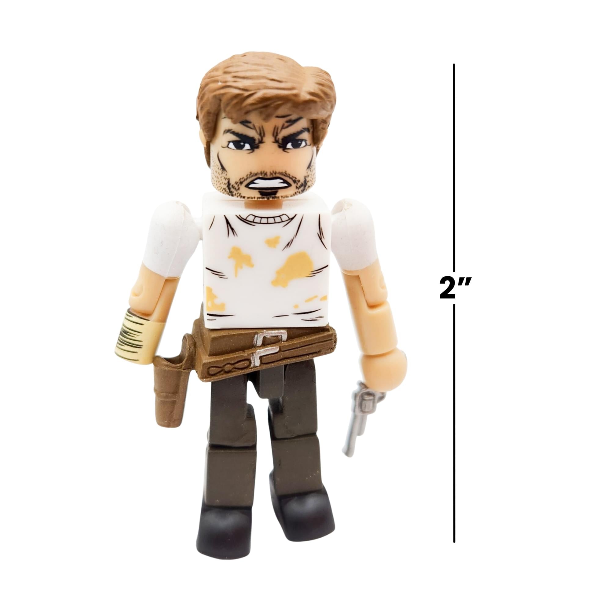 The Walking Dead Exclusive Minimates 2 Pack - Rick Grimes & Walker