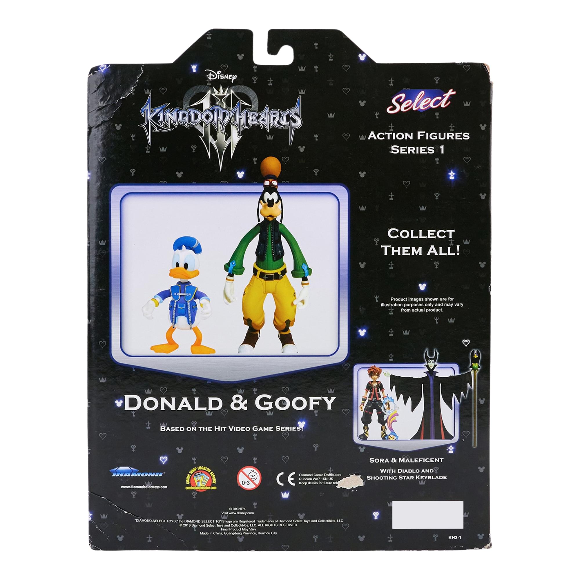 Kingdom Hearts 3 Select Action Figure 2-Pack | Goofy & Donald