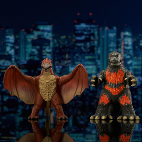 Godzilla Vinimates 4 Inch Burning Godzilla and Rodan 2 Pack