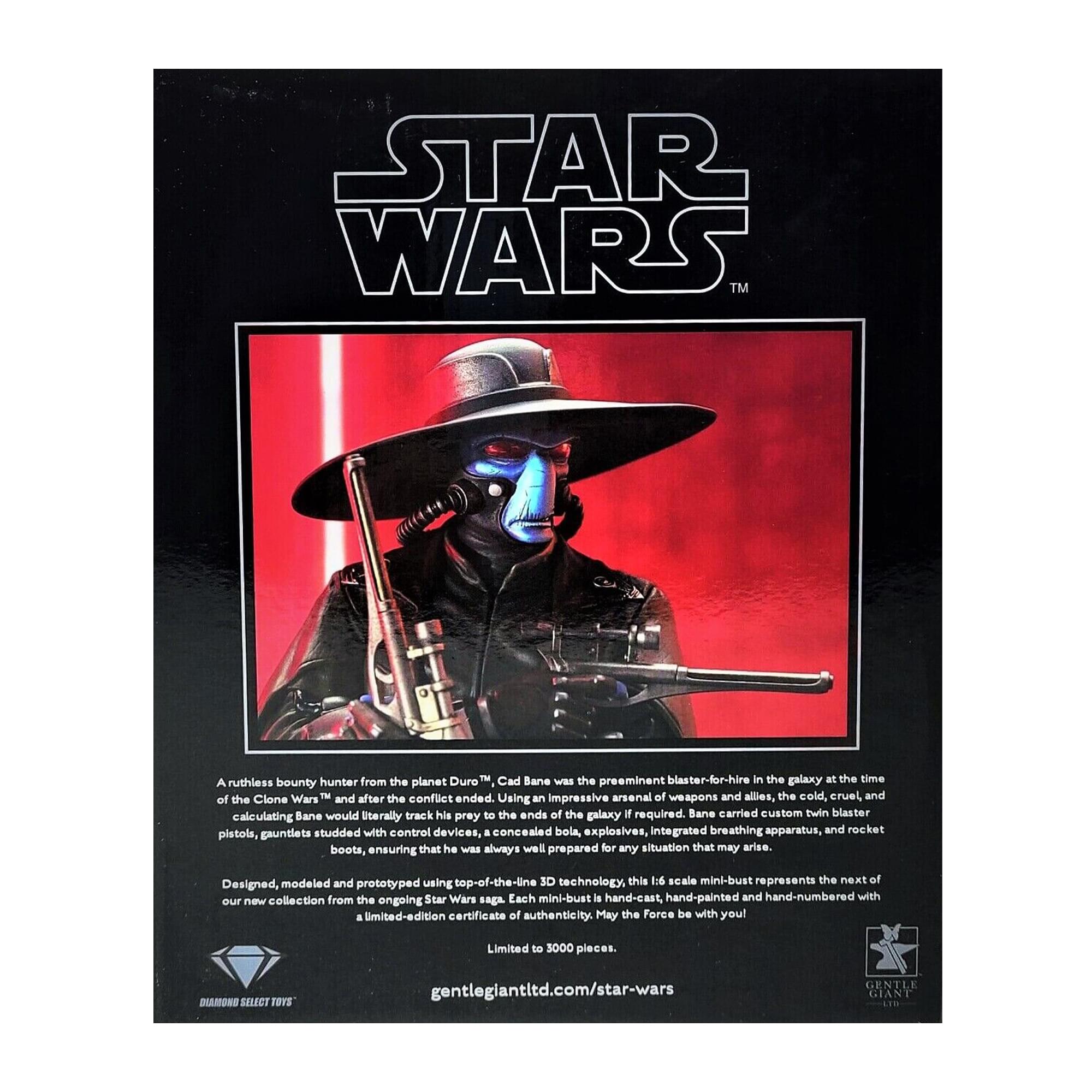 Star Wars Cad Bane 6 Inch Resin Bust