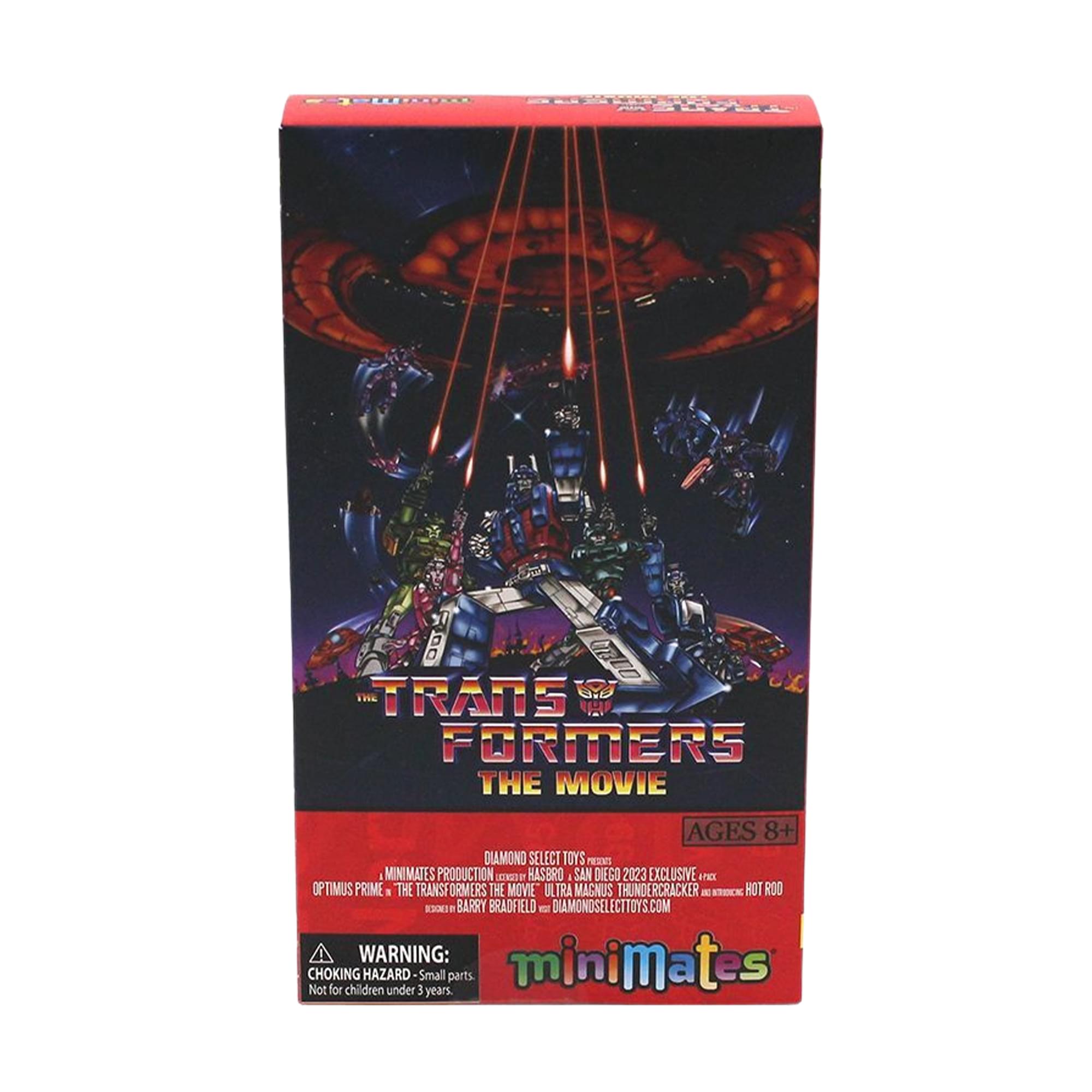 Transformers Exclusive 4-Piece Minimates VHS Box Set
