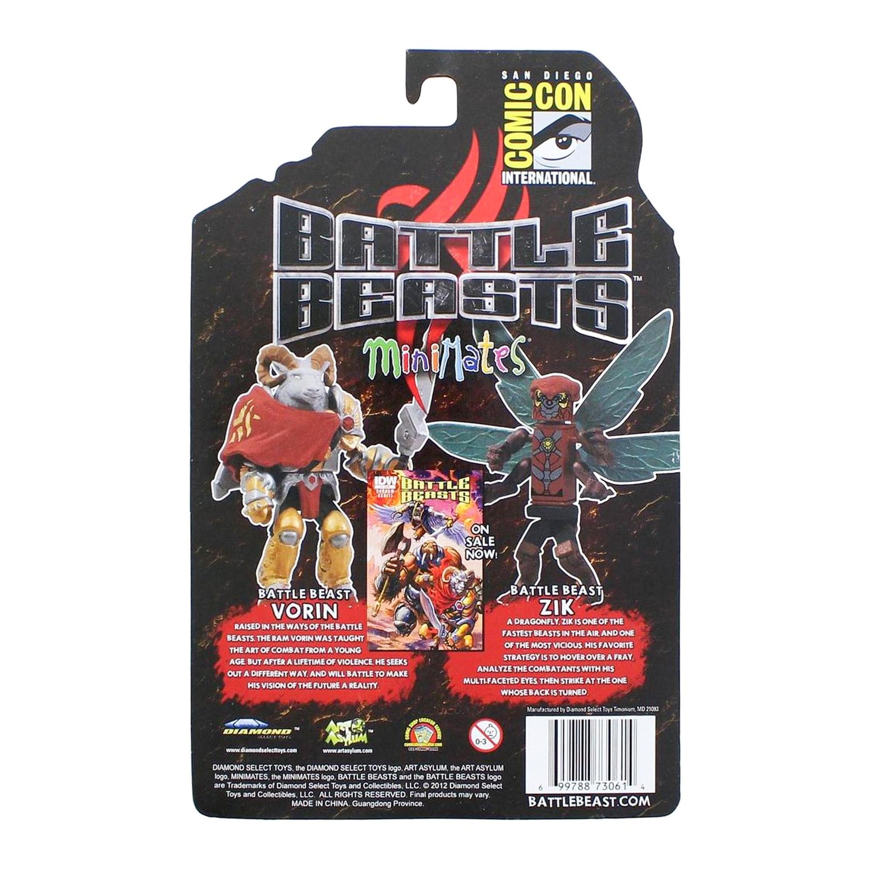 Battle Beasts Exclusive Minimates 2 Pack - Vorin & Zik