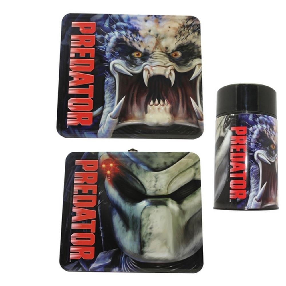 Predator Tin Lunch Box with Thermos