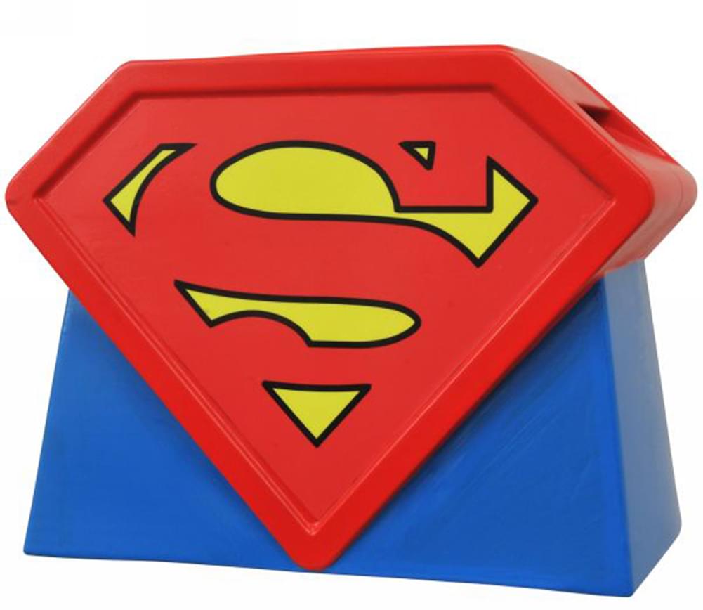 Superman The Animated Series Ceramic Logo Cookie Jar