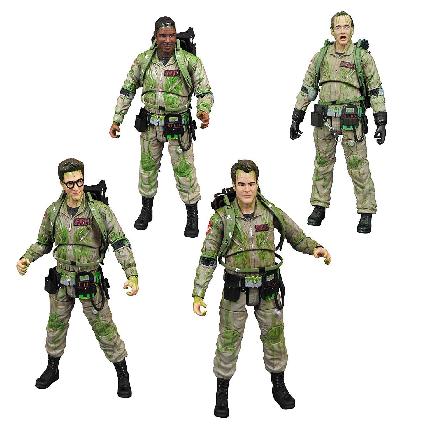 Ghostbusters 1984 Exclusive Slimed Action Figure 4 Pack