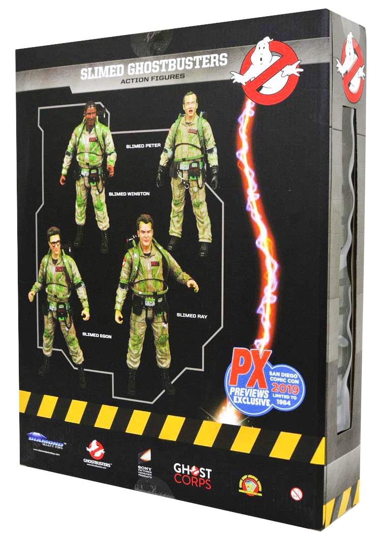 Ghostbusters 1984 Exclusive Slimed Action Figure 4 Pack