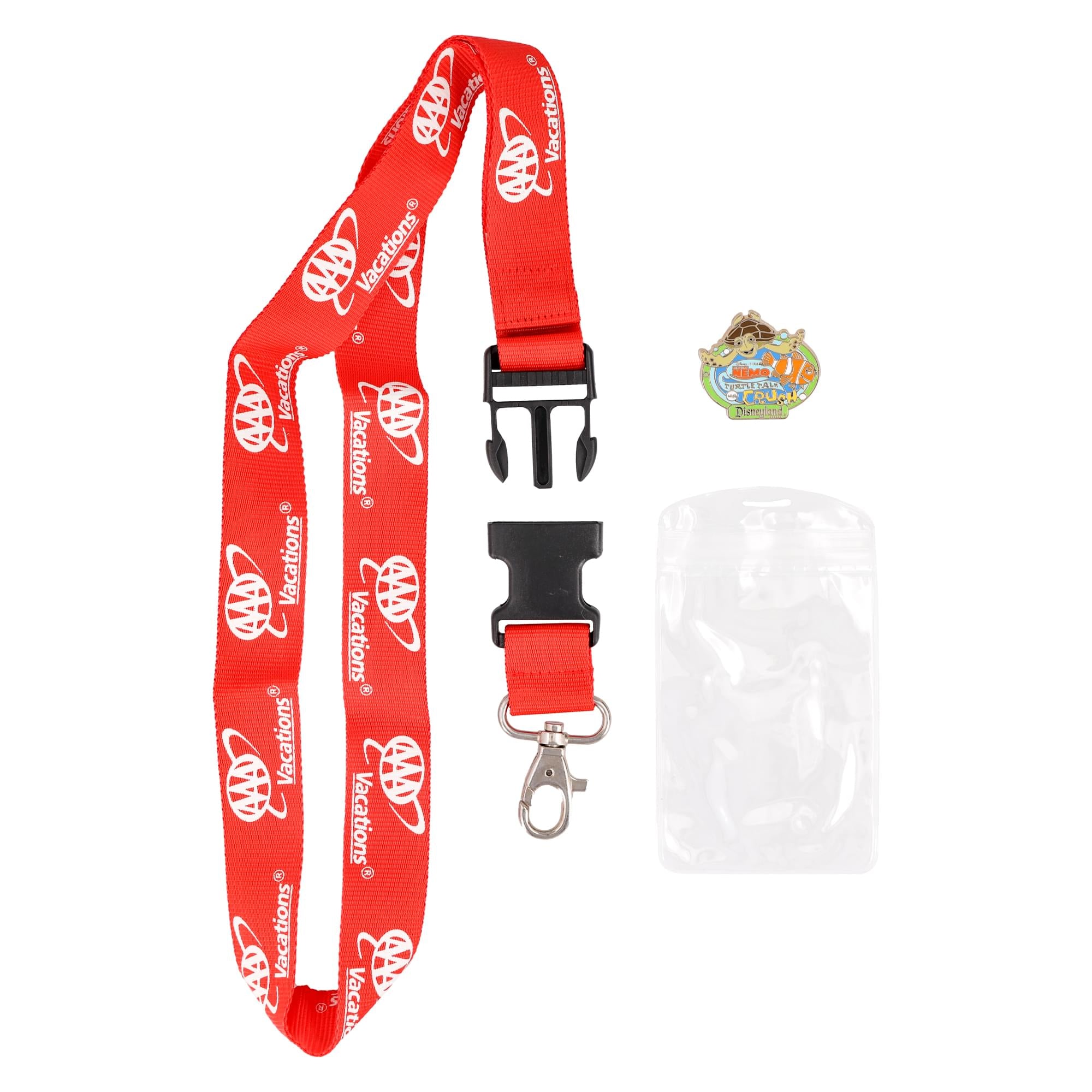 Disney AAA Vacations Lanyard w/ Finding Nemo Collector Pin