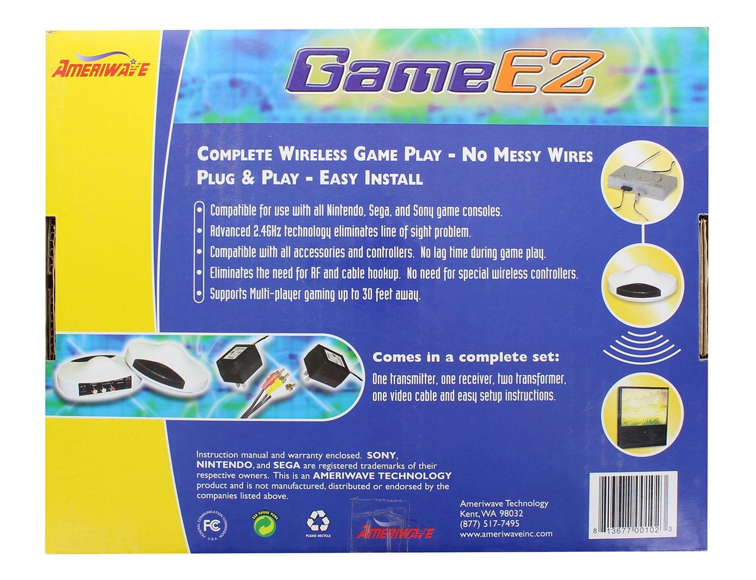 Ameriwave GameEZ Wireless Game Player