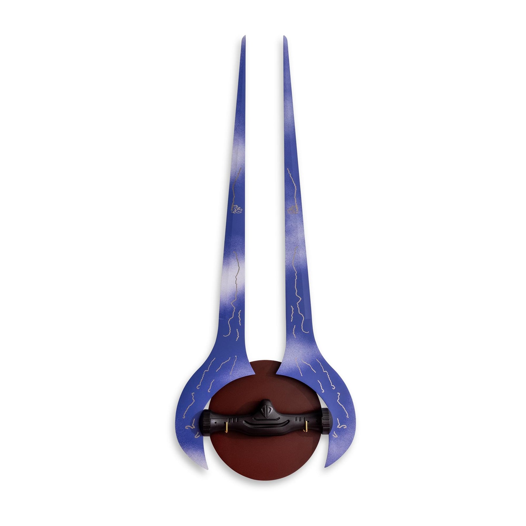 Halo Covenant Energy Sword Prop Replica w/ Wooden Wall Plaque