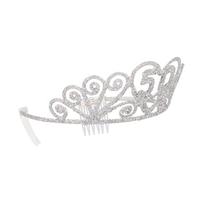 Birthday "50" Silver Spakle Tiara Adult Crown