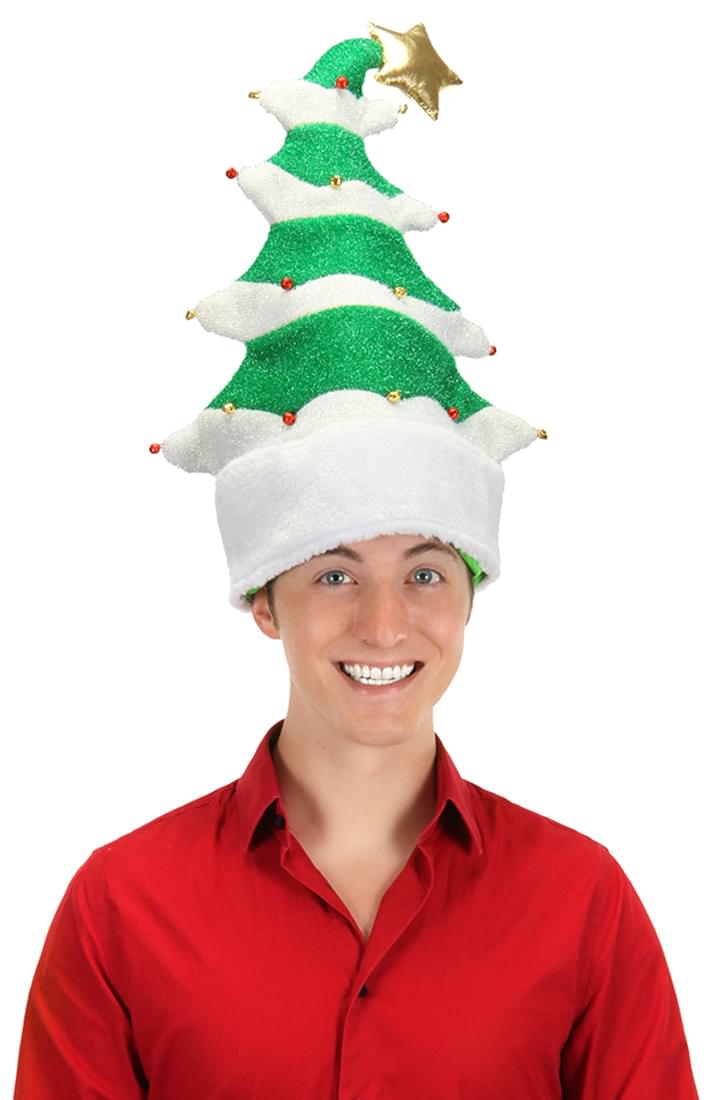 Springy Christmas Tree Funny Costume Hat
