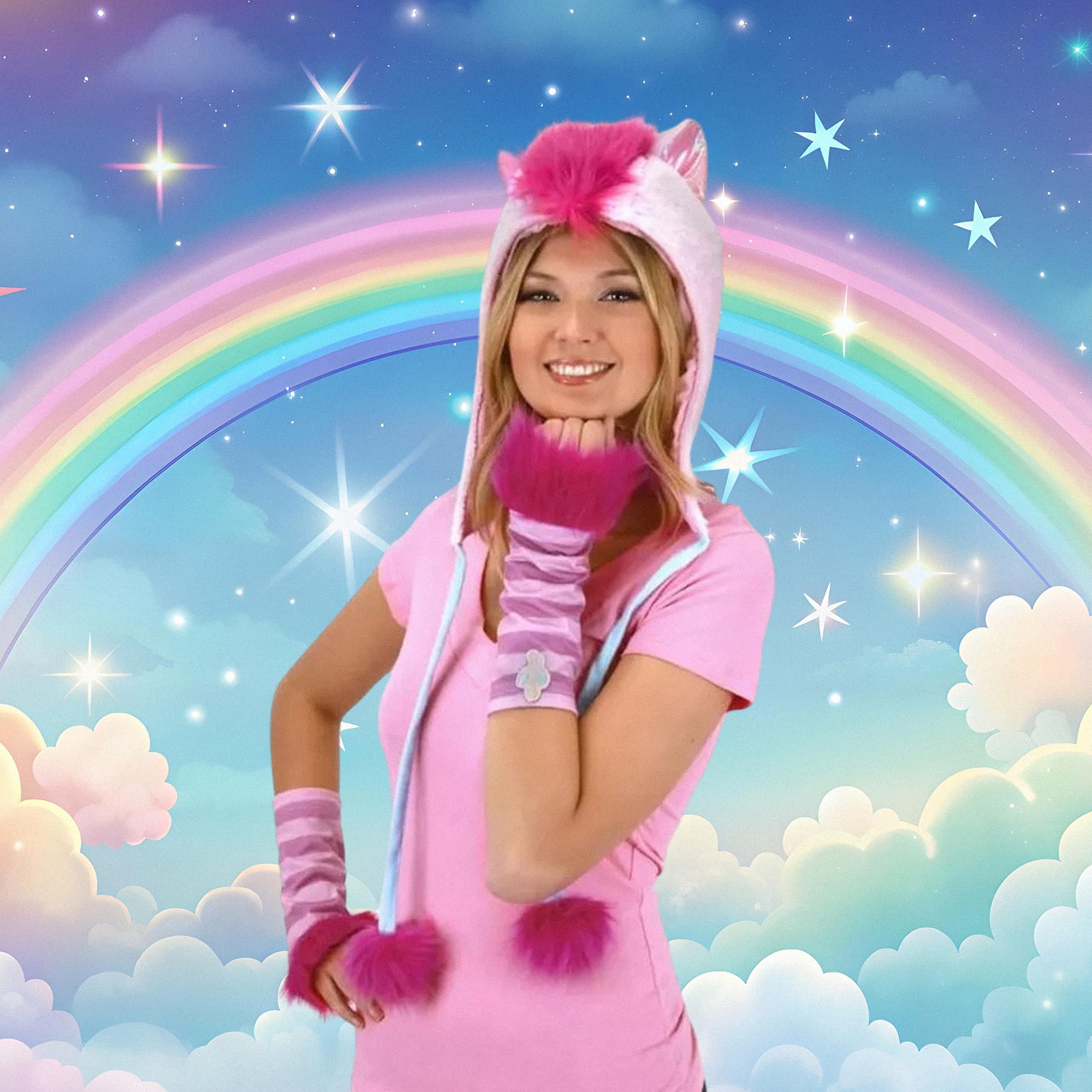 My Little Pony Pinkie Pie Hoodie Hat Costume Accessory