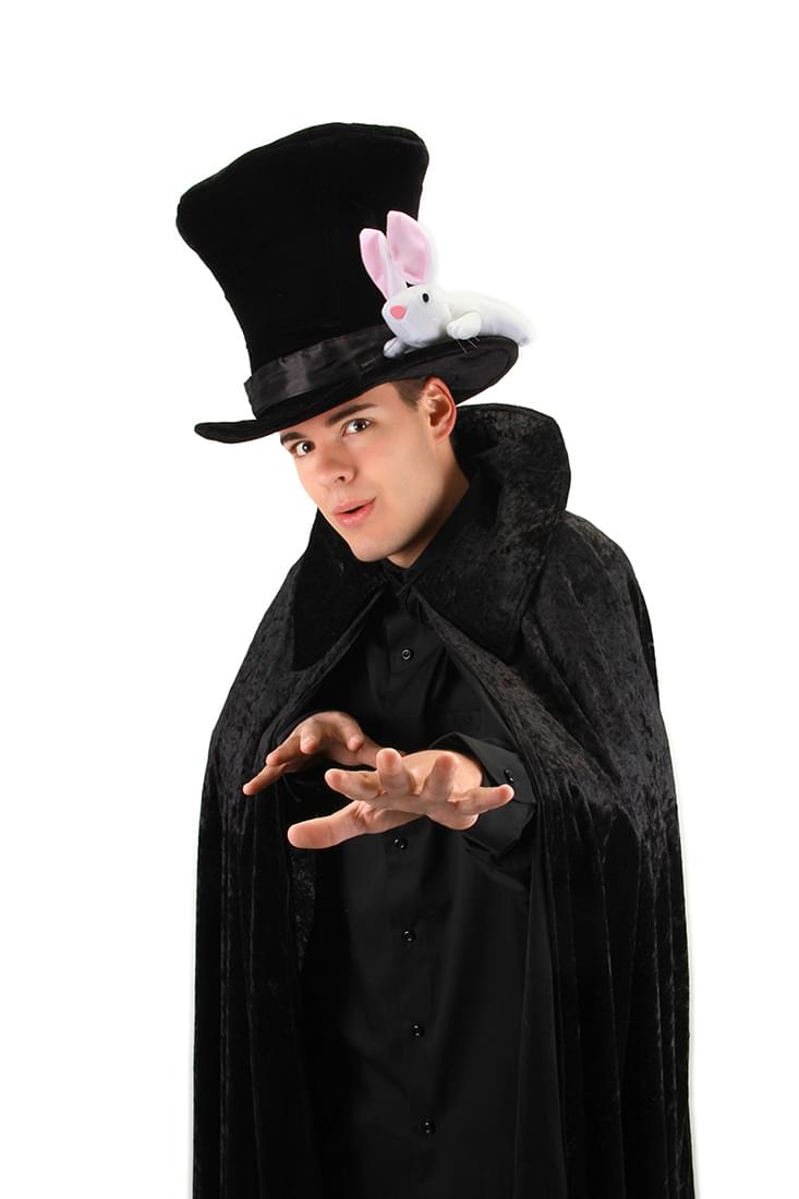 Magician with Rabbit Adult Costume Top Hat