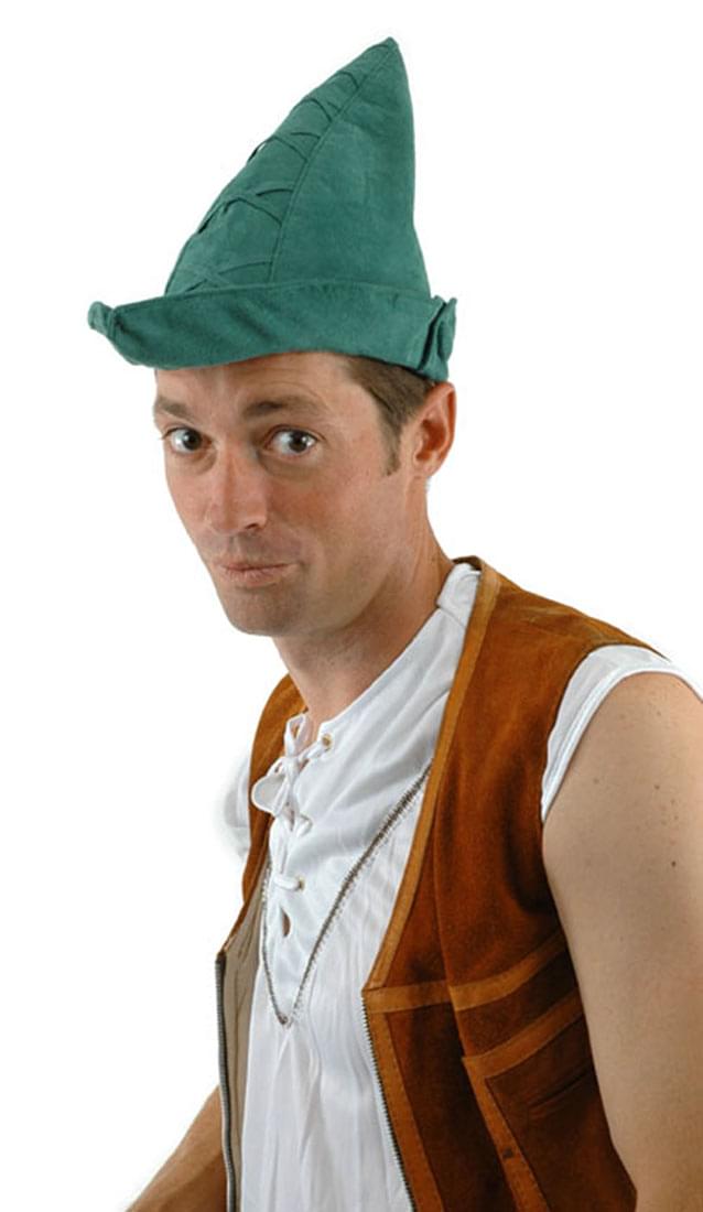 Robin Hood Kelly Green Adult Hat Costume Accessory One Size