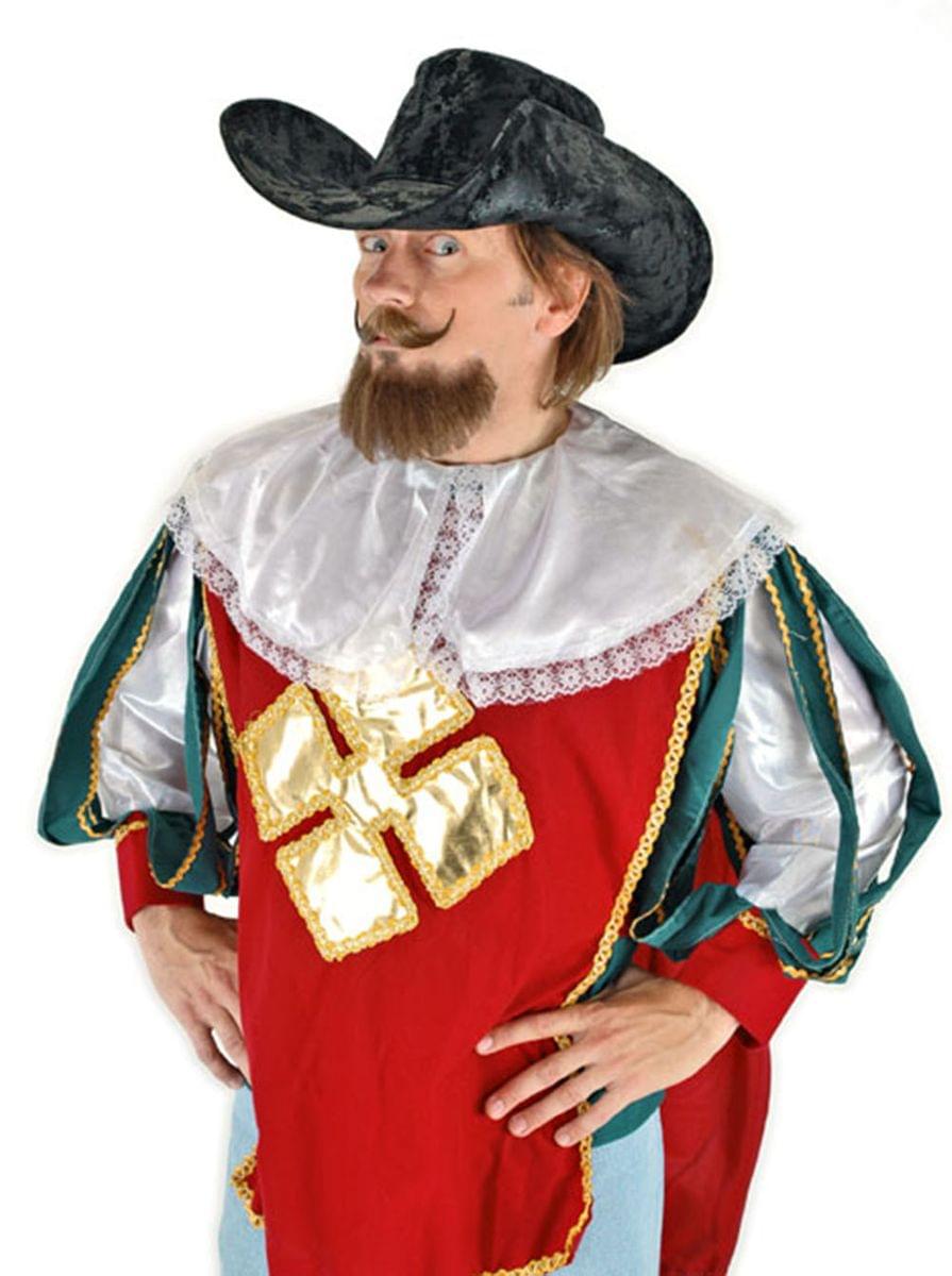 Renaissance Musketeer Black Hat Adult Costume Accessory