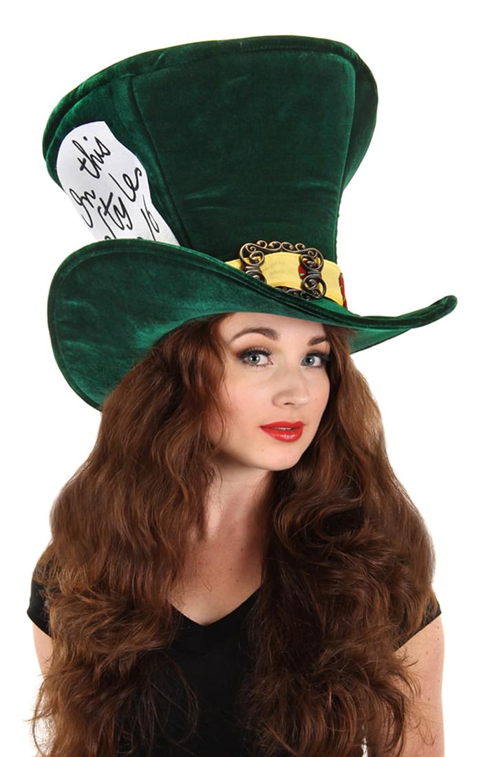 Alice in Wonderland Madhatter Hat Adult Costume Accessory One Size