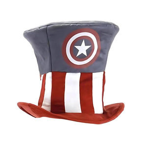 Captain America Adult Costume Top Hat