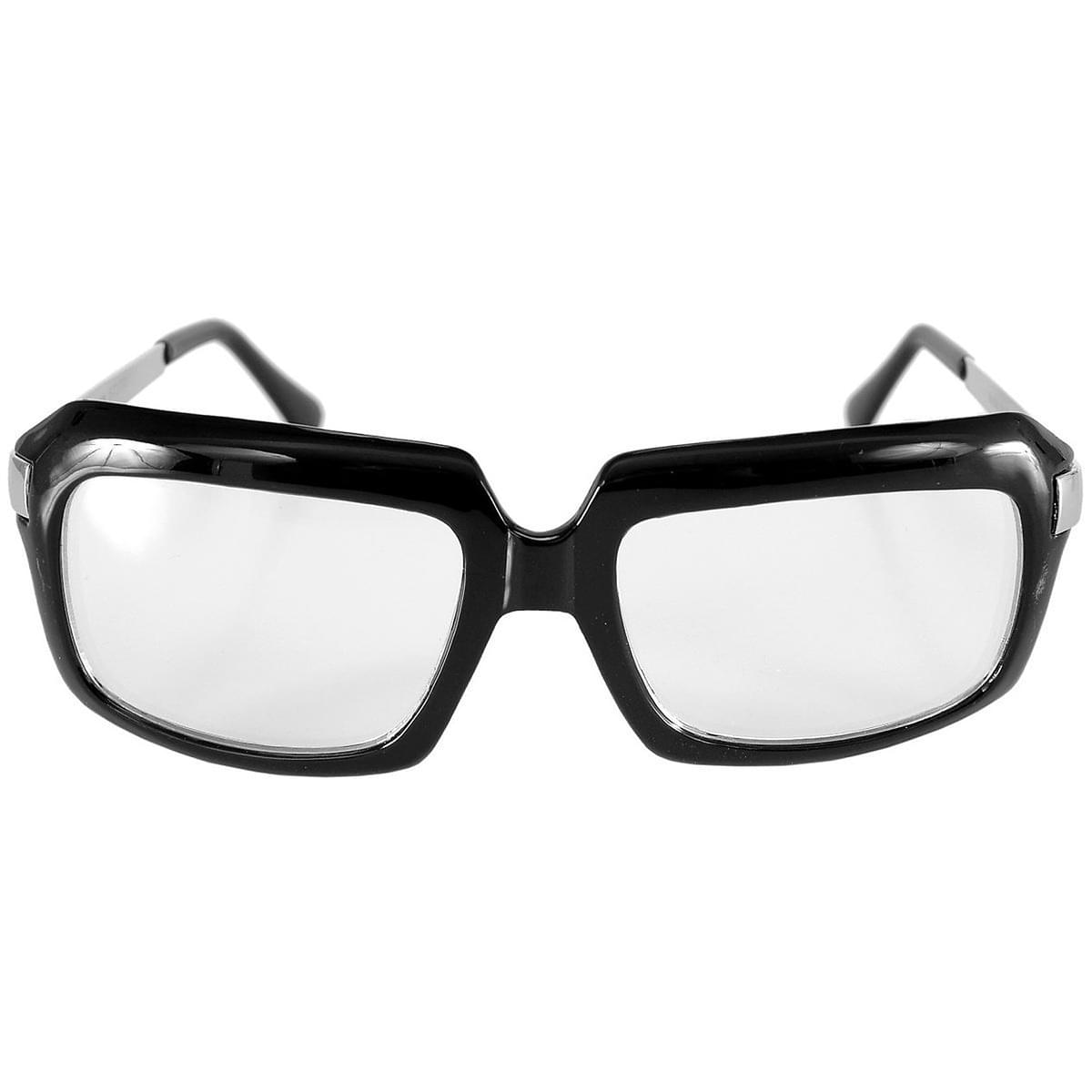 80's Scratcher Black Adult Costume Glasses