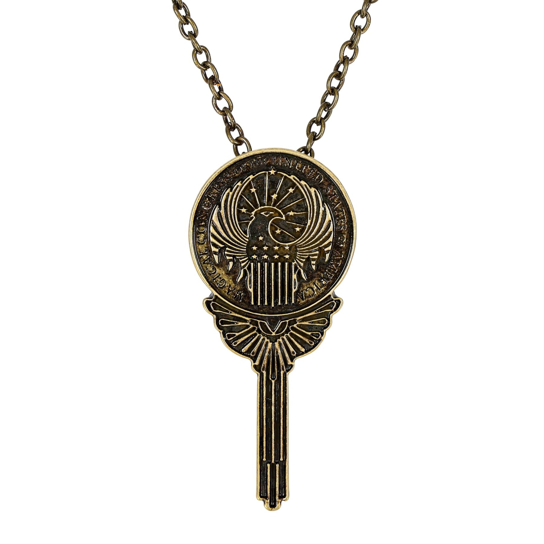 Fantastic Beasts MACUSA Costume Pin Pendant with Chain