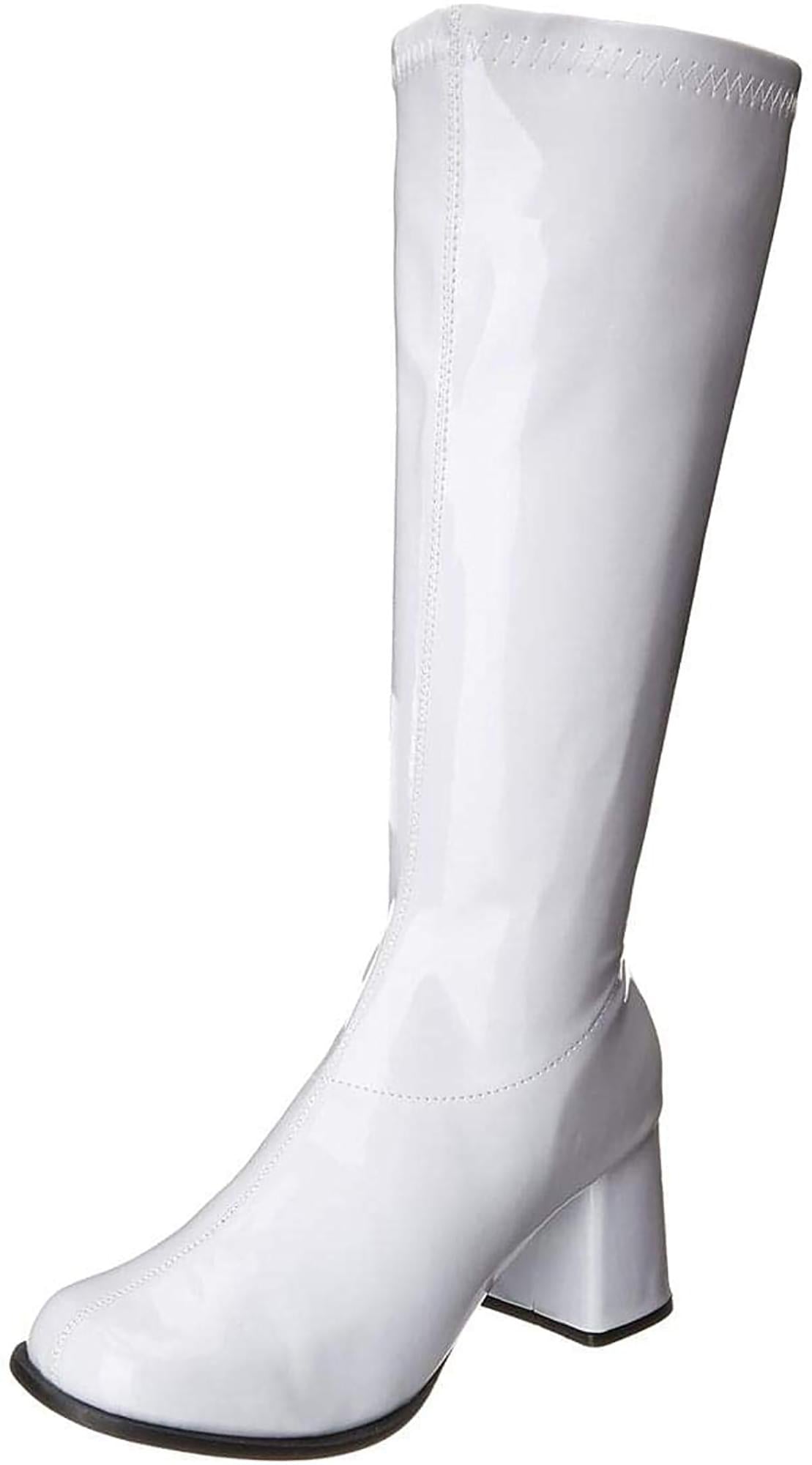 White Gogo Womens Costume Boots