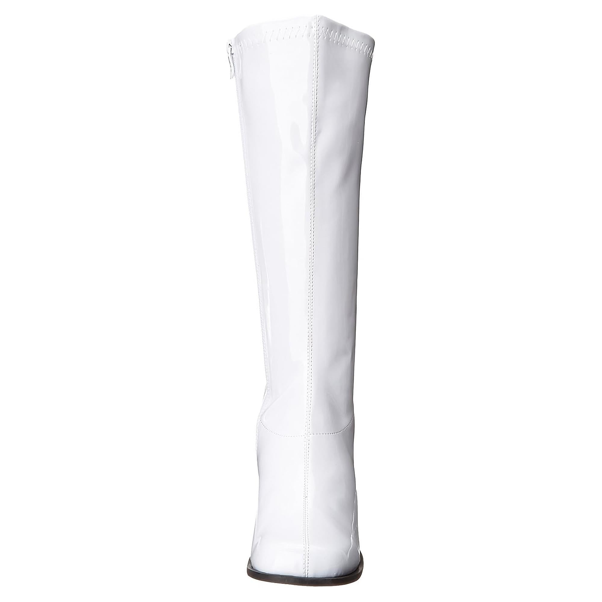 White Gogo Womens Costume Boots