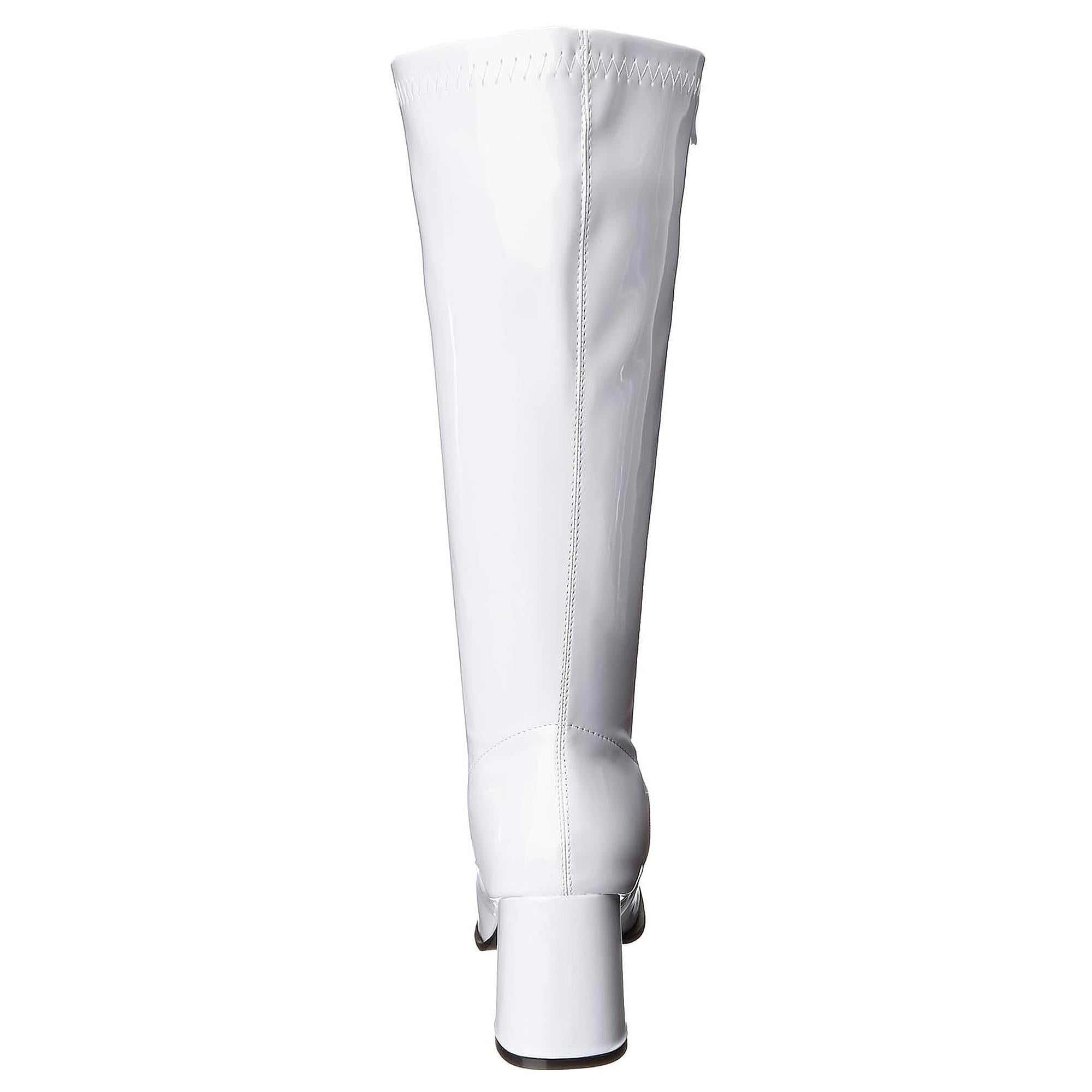 White Gogo Womens Costume Boots