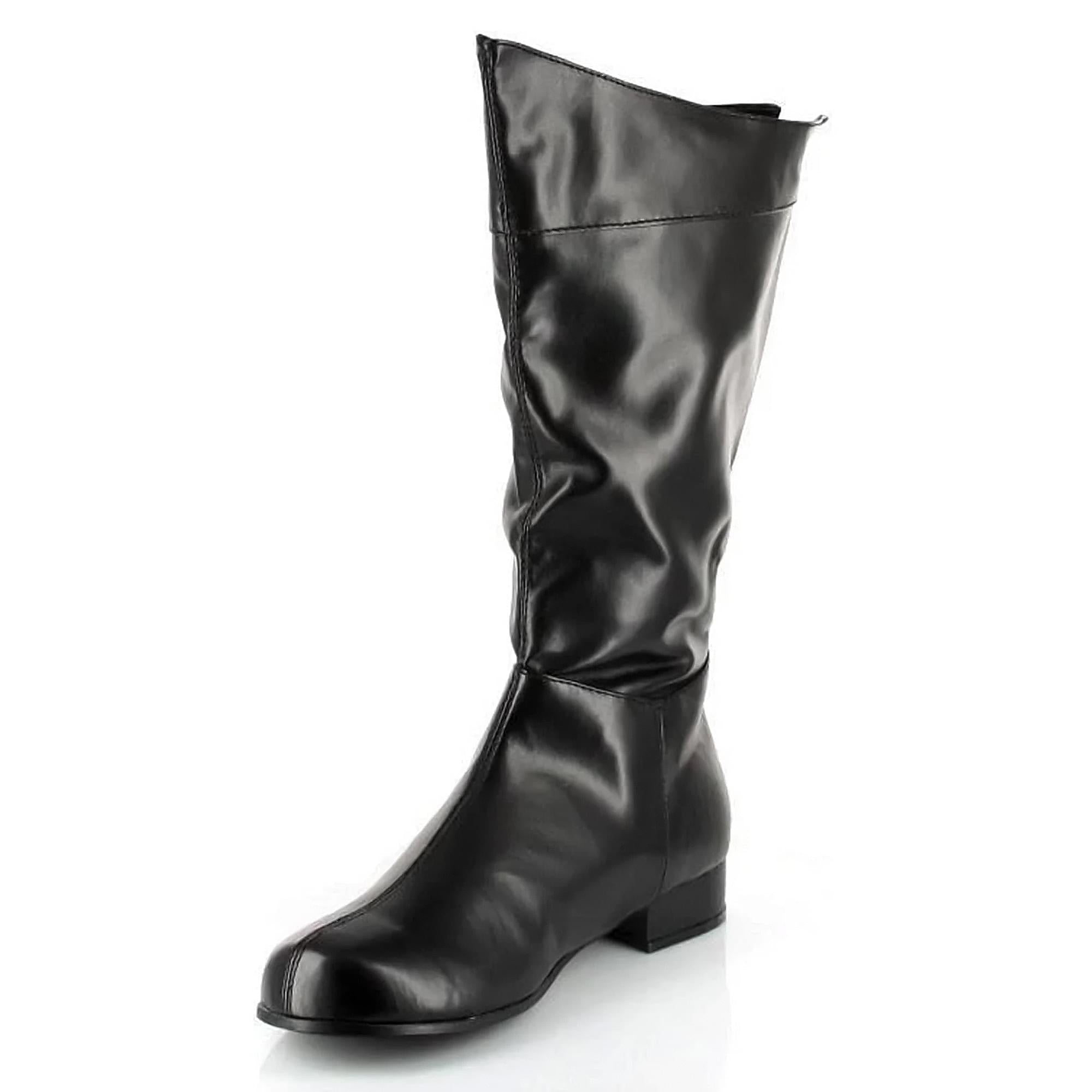 Black Shazam Superhero Mens Costume Boots
