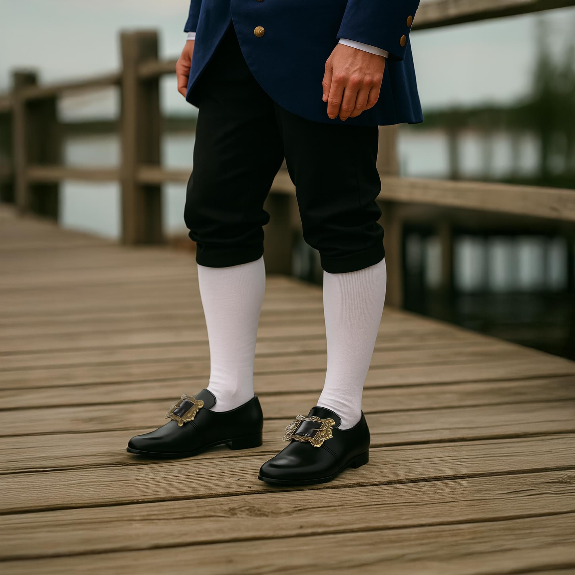 Colonial/Pirate Adult Costume Shoes