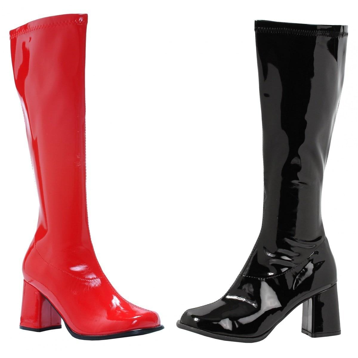 Harley Quinn Womens Red/Black Costume Boots